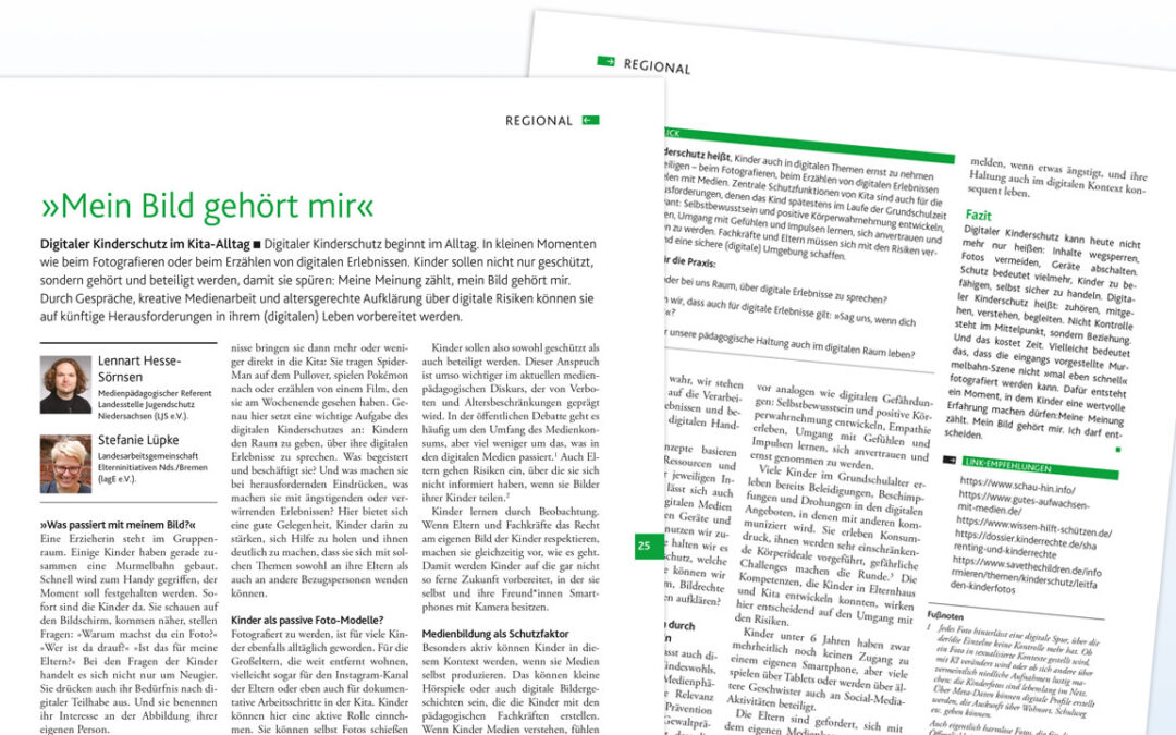 &ldquo;Mein Bild geh&ouml;rt mir&rdquo;. Digitaler Kinderschutz in der Kita.